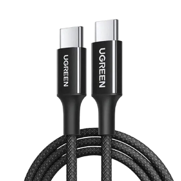 كابل UGREEN USB-C إلى USB-C PD بقدرة 100 واط وطول 1 متر 65249 أسود