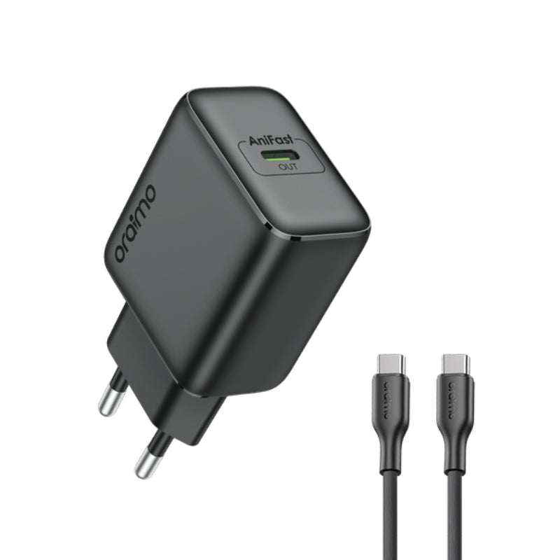 شاحن Oraimo PowerGaN 251 سريع 25 واط OCW-5251ECC أسود