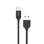 كابل iLock USB-C إلى USB-A للشحن السريع 2.4A بطول 1 متر أسود