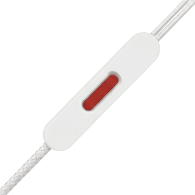 سماعة MOMO سلكية بمنفذ USB Type-C بطول 1.2 متر . أبيض