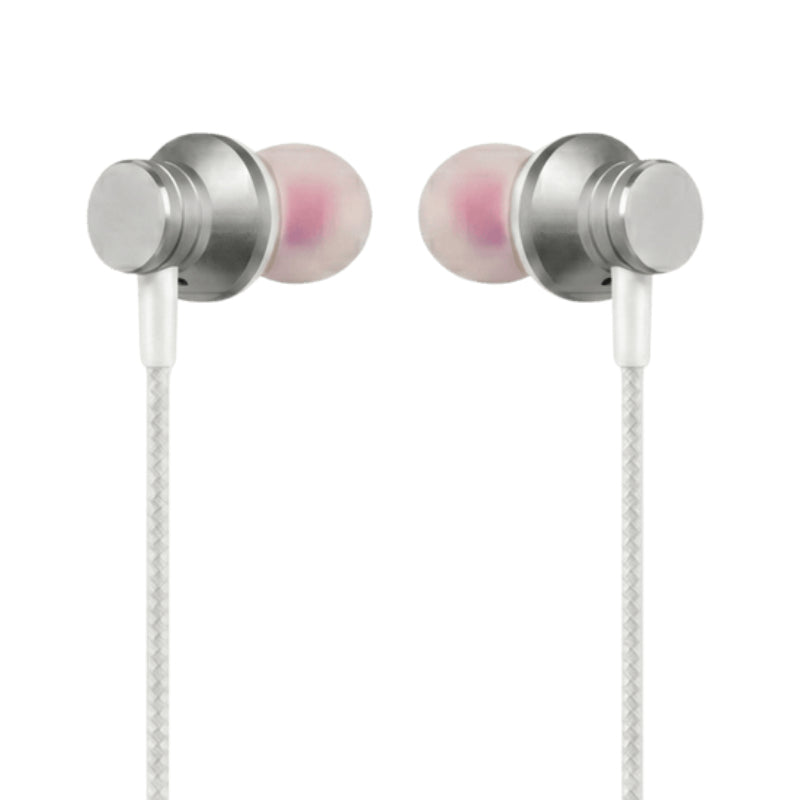 سماعة MOMO سلكية بمنفذ USB Type-C بطول 1.2 متر . أبيض