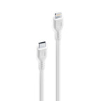 كابل Cellularline USB Type-C إلى Lightning بطول 1 متر أبيض