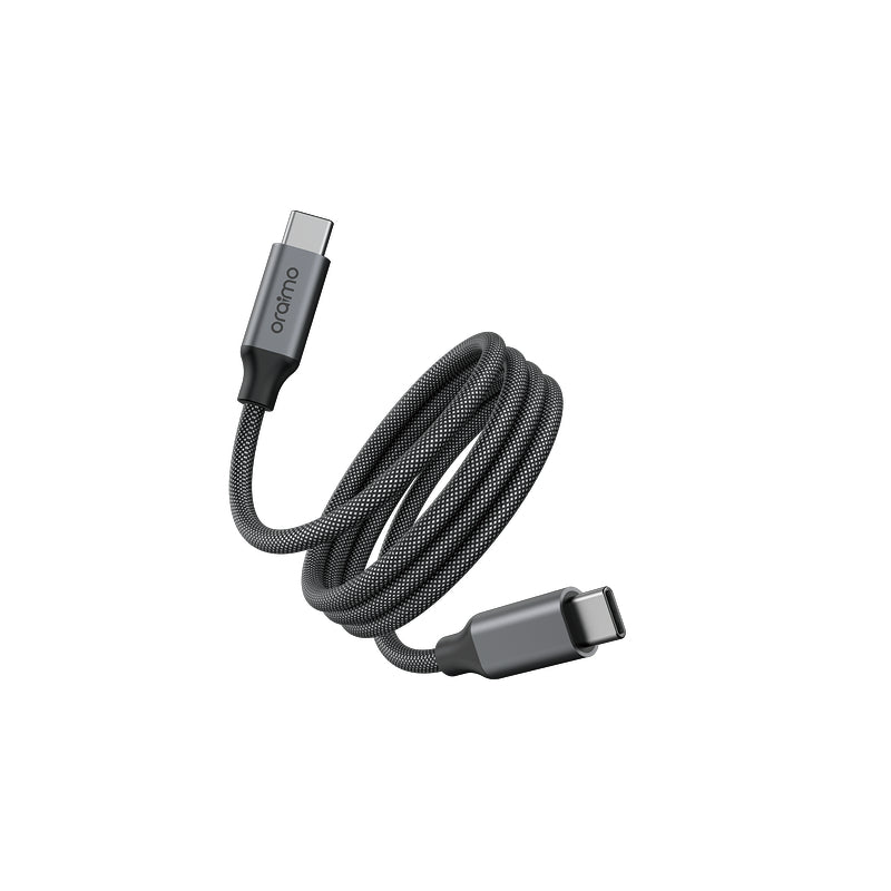 كابل Oraimo OCD-710CC USB Type-C إلى USB Type-C مغناطيسي بقدرة 60 واط بطول 1 متر أسود