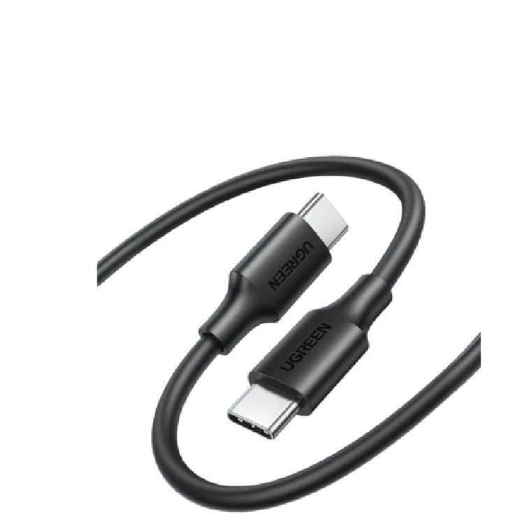 كابل UGREEN Type-C إلى Type-C، شحن سريع 60W PD، أسود