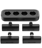 RAVPower Charging Combo 4 x 5000mAh Nano 20W USB-C Power Bank with Charging Station