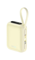 RSILOU 20000mAh 22.5W Power Bank with Built-in Type-C & Lightning Cables, LED Display R1029-001