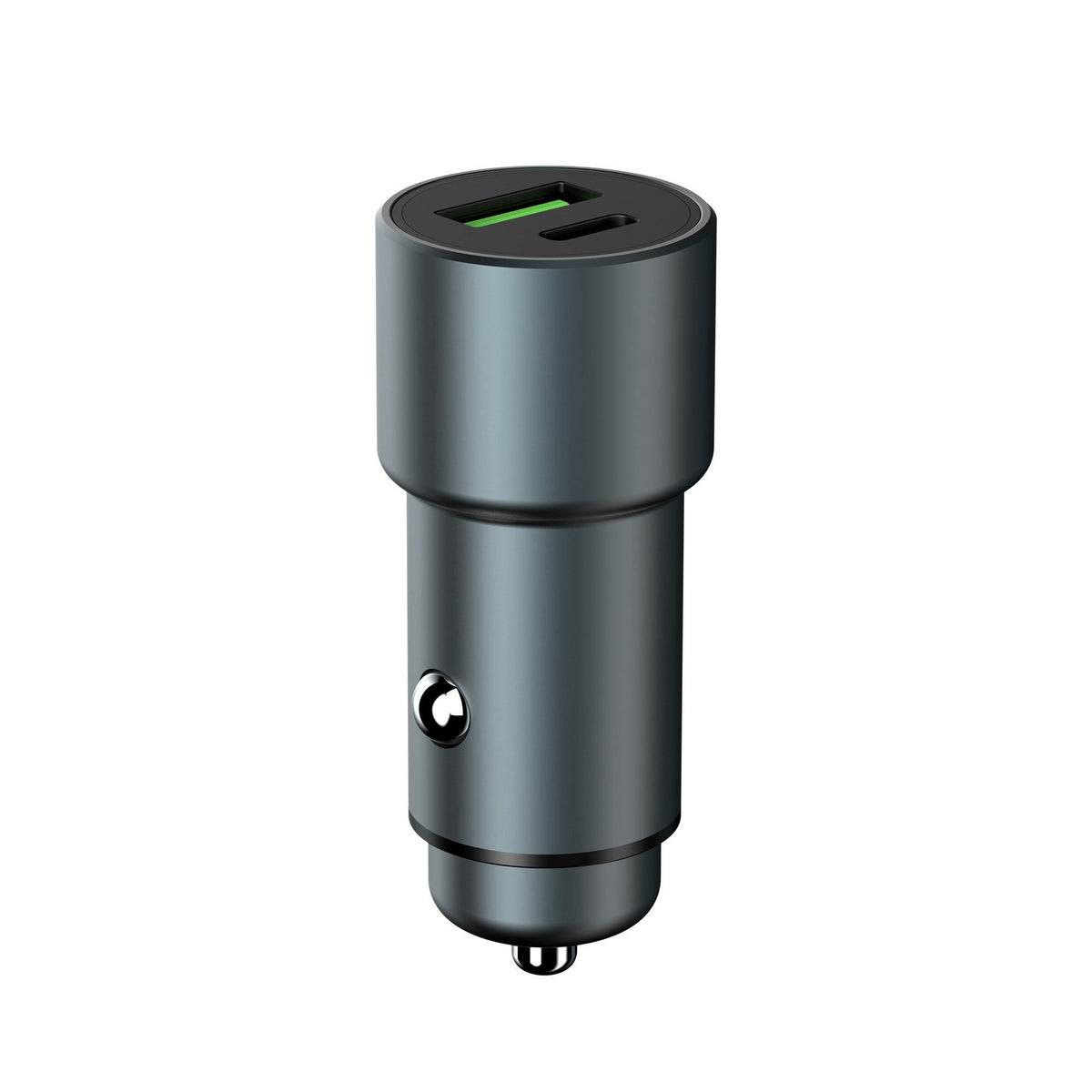 شاحن سيارة RSILOU بقدرة 42.5 وات بمنفذي USB وType-C أسود