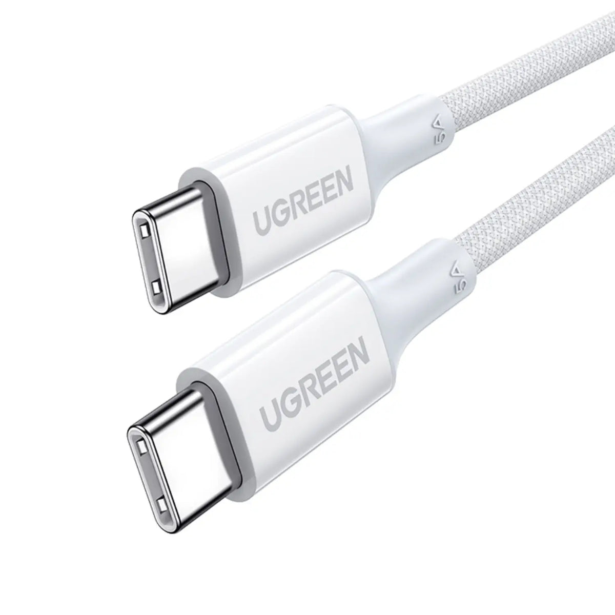 كابل UGREEN USB-C إلى USB-C PD بقدرة 100 واط وطول 1 متر أبيض US557