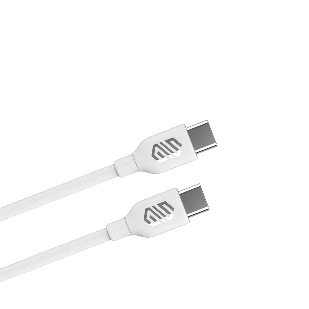 كابل Smart Gate USB-C إلى USB-C بطول 1.8 متر Shielded أبيض