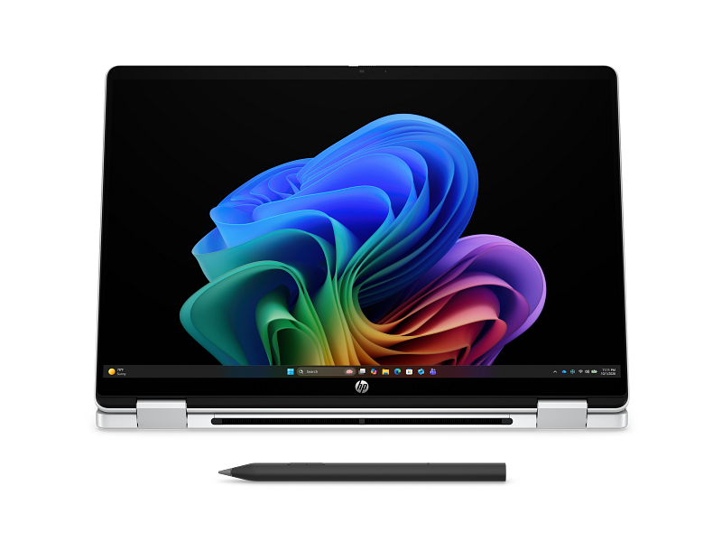 لابتوب HP OmniBook 5 Flip 14 معالج Intel® Core™ Ultra 7 355، ذاكرة 16 جيجابايت، سعة 512 جيجابايت SSD، شاشة لمس 14 بوصة 2K، ويندوز 11، فضي (14-km0009ne)