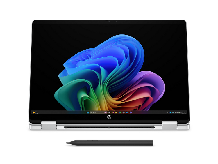 لابتوب HP OmniBook 5 Flip 14 معالج Intel® Core™ Ultra 7 355، ذاكرة 16 جيجابايت، سعة 512 جيجابايت SSD، شاشة لمس 14 بوصة 2K، ويندوز 11، فضي (14-km0009ne)