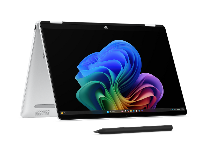لابتوب HP OmniBook 5 Flip 14 معالج Intel® Core™ Ultra 7 355، ذاكرة 16 جيجابايت، سعة 512 جيجابايت SSD، شاشة لمس 14 بوصة 2K، ويندوز 11، فضي (14-km0009ne)