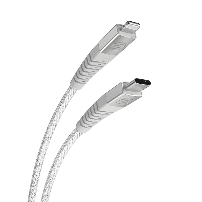 Scosche StrikeLine Heavy-Duty USB-C to Lightning Cable (2.4M)