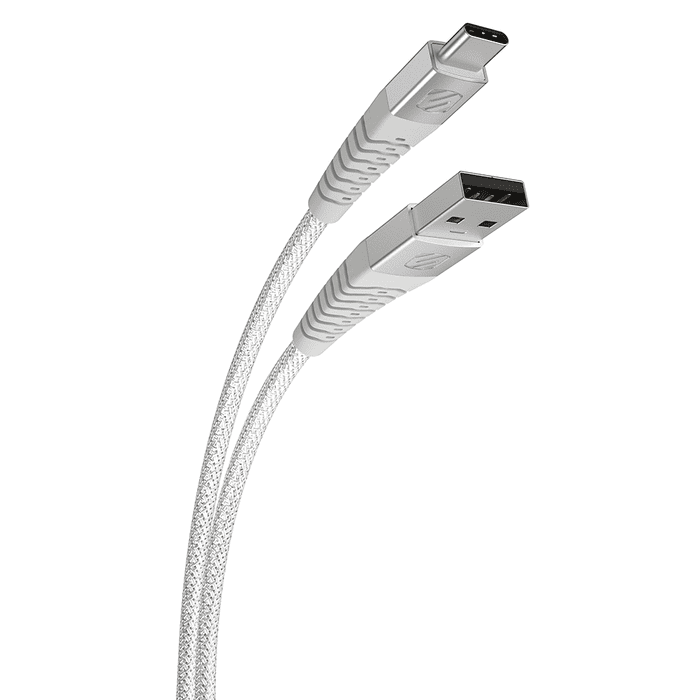 Scosche Strikeline Heavy-Duty USB-A to USB-C Braided Cable (1.2M)