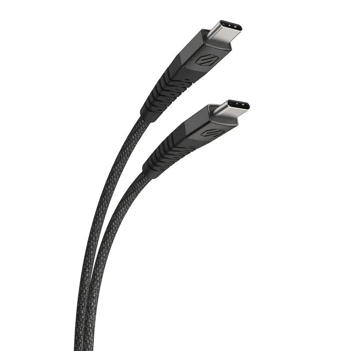 Scosche Strikeline Heavy-Duty USB-C to USB-C Braided Cable (1.2M)