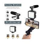 بلوكاما PK-771 طقم تصوير فيديو مع إضاءة LED وميكروفون وحامل هاتف
