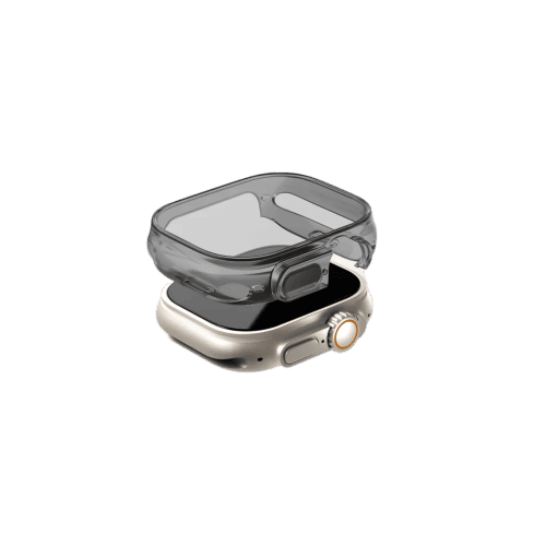 UNIQ GARDE HYBRID WATCH CASE WITH SCREEN PROTECTION 49MM SMOKED