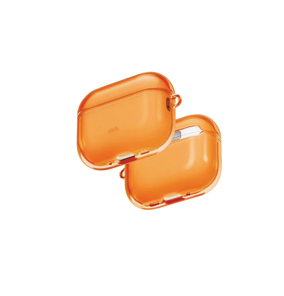 UNIQ GLASE AIRPODS PRO 3RD GEN HANG CASE GOLDEN CITRUS