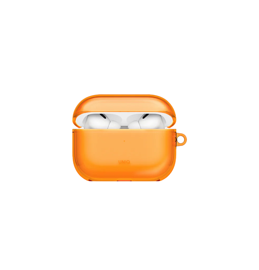 UNIQ GLASE AIRPODS PRO 3RD GEN HANG CASE GOLDEN CITRUS