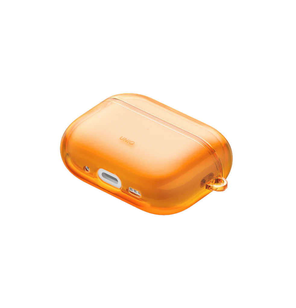 UNIQ GLASE AIRPODS PRO 3RD GEN HANG CASE GOLDEN CITRUS
