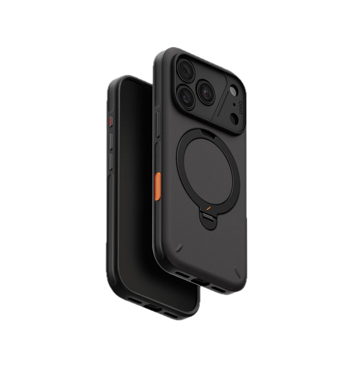 UNIQ HYBRID IPHONE 18 PRO ELIX WITH 360 ROTATING KICKSTAND GREY