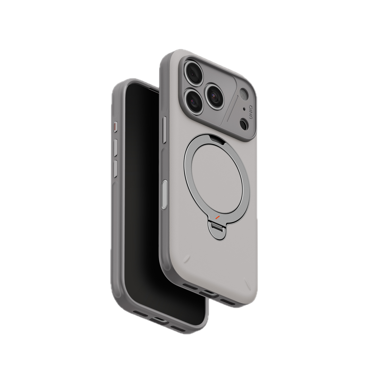 UNIQ HYBRID IPHONE 18 PRO ELIX WITH 360 ROTATING KICKSTAND CLOUD STONE