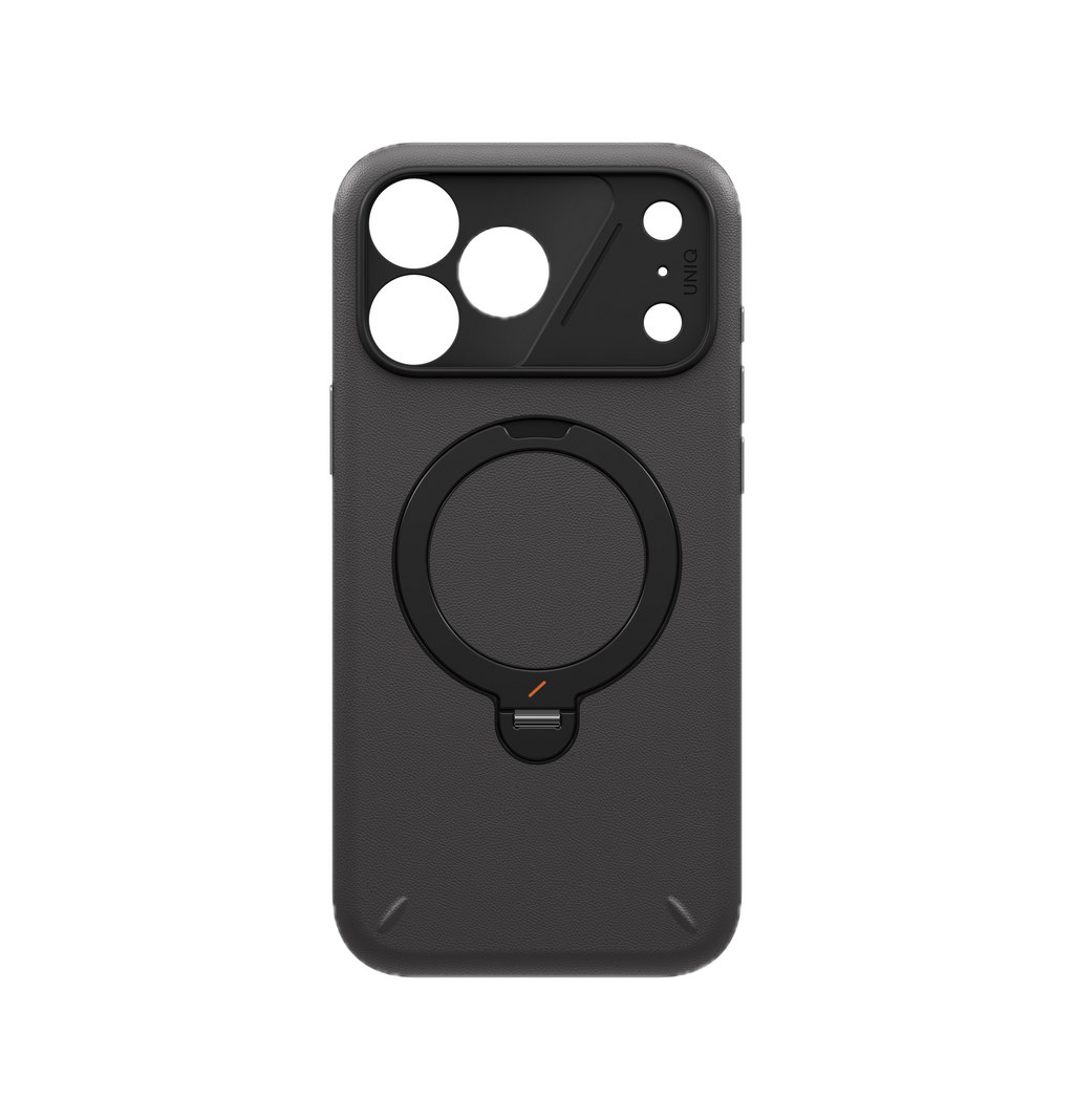 UNIQ HYBRID IPHONE 18 PRO MAX ELIX WITH 360 ROTATING KICKSTAND GREY