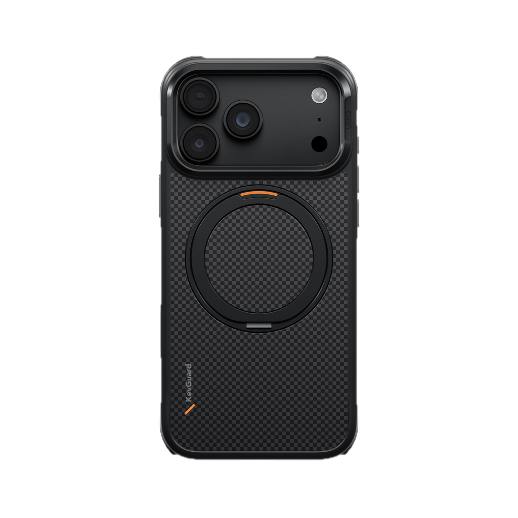 UNIQ HYBRID IPHONE 18 PRO MAX MAGCLICK CHARGING KEVA MŌV CARBON