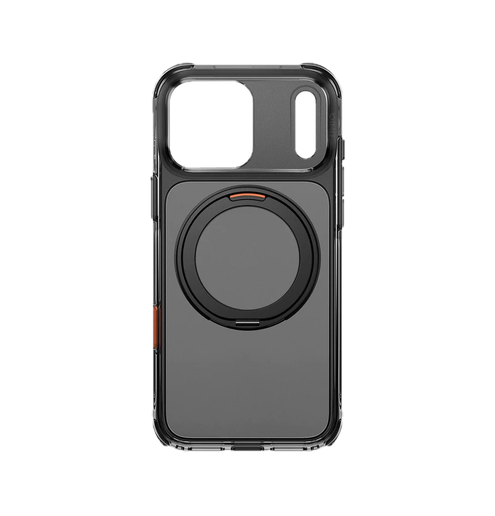 UNIQ HYBRID IPHONE 18 PRO SWIVIX WITH 360 ROTATING KICKSTAND CARBON