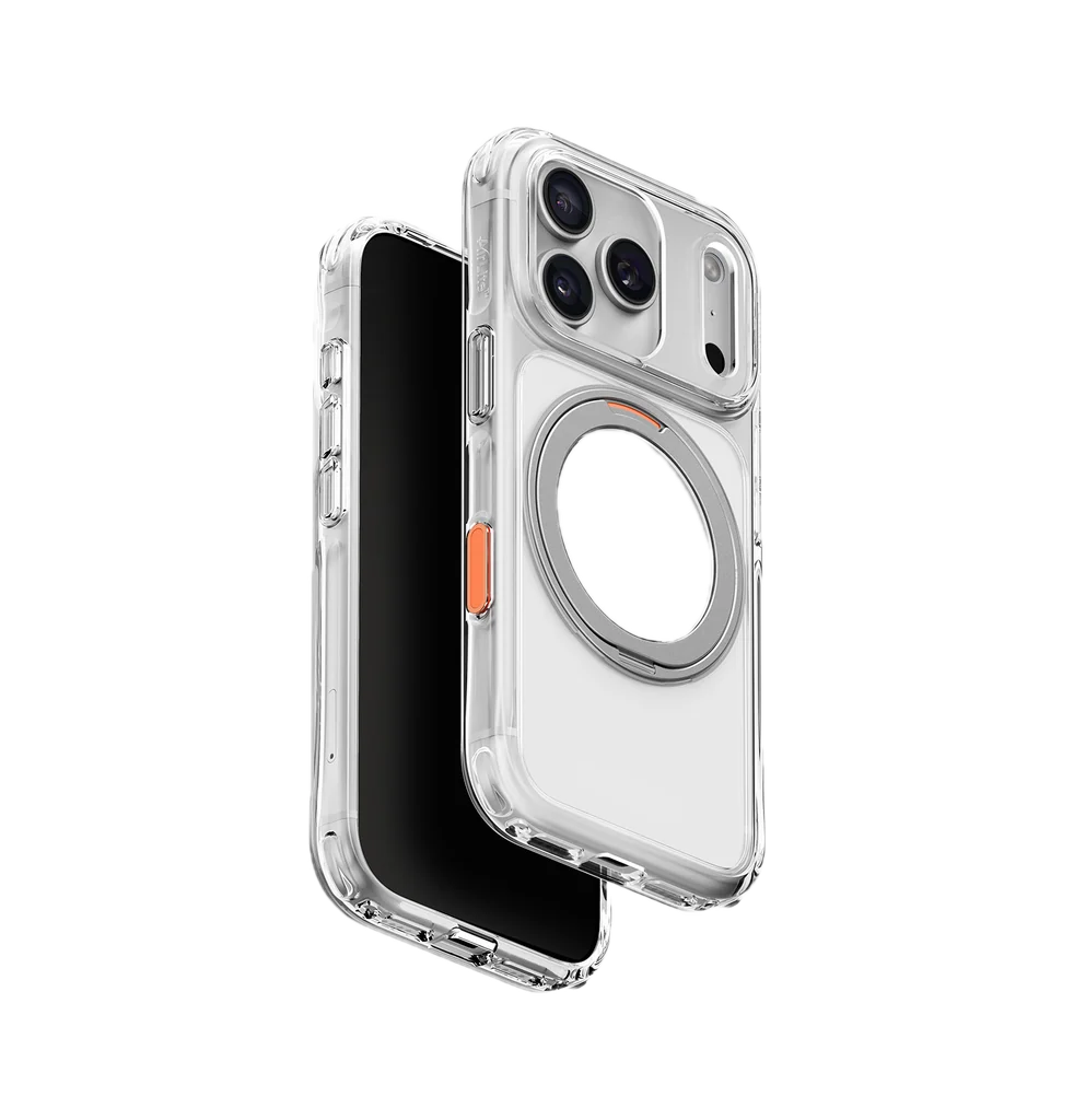 UNIQ HYBRID IPHONE 18 PRO SWIVIX WITH 360 ROTATING KICKSTAND LUCENT