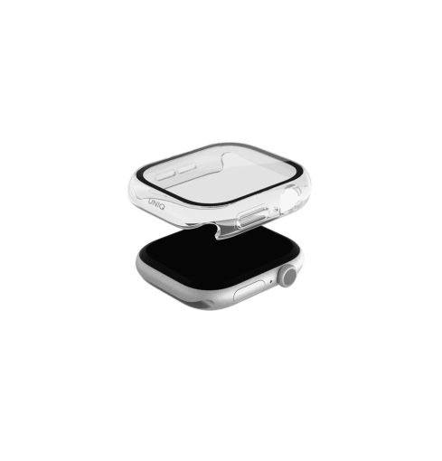 UNIQ NAUTIC WATCH CASE WITH IP68 WATER-RESISTANT TEMPERED GLASS SCREEN PROTECTION 46MM DOVE )