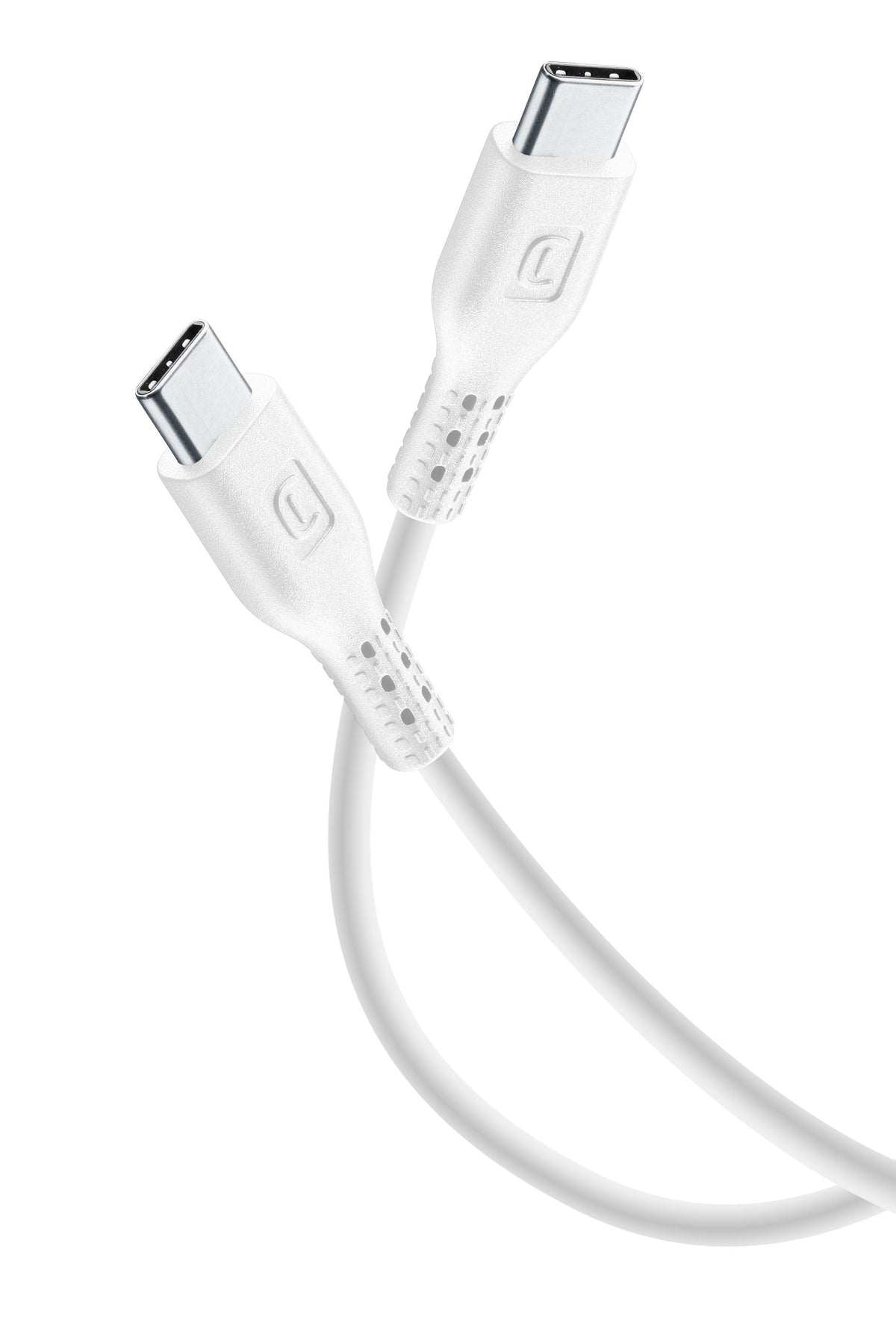 كابل Cellularline USB Type-C إلى Type-Cبطول 1.2 متر أبيض