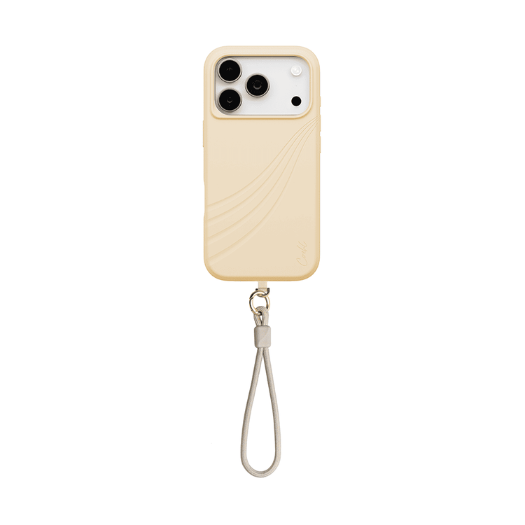 Uniq COEHL SERINA iPhone 17 Pro MagClick Magnetic Charging Compatible Milk Sand