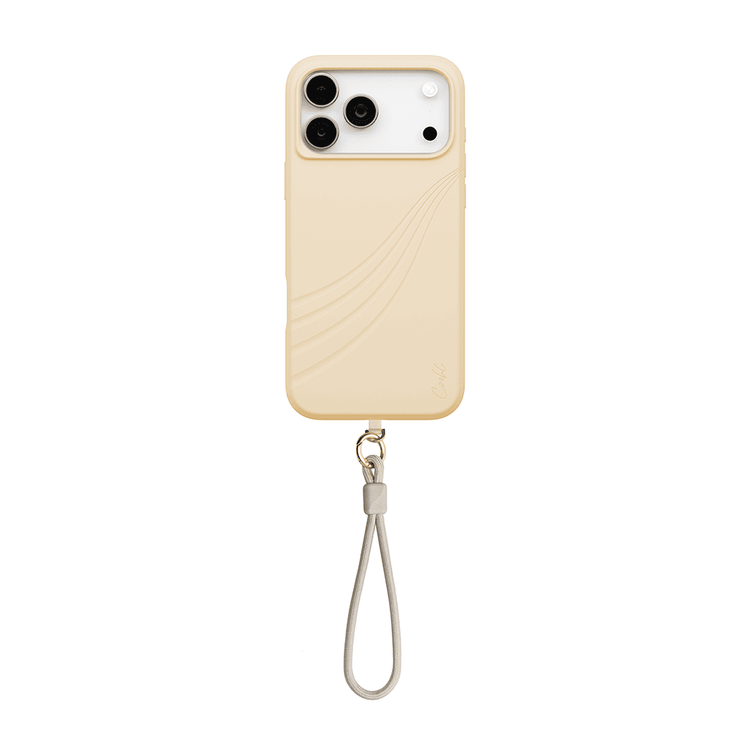 Uniq COEHL SERINA iPhone 17 Pro Max MagClick Magnetic Charging Compatible Milk Sand