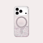Uniq COEHL SOLÉA iPhone 17 Pro MagClick Magnetic Charging Compatible Glitter Hearts