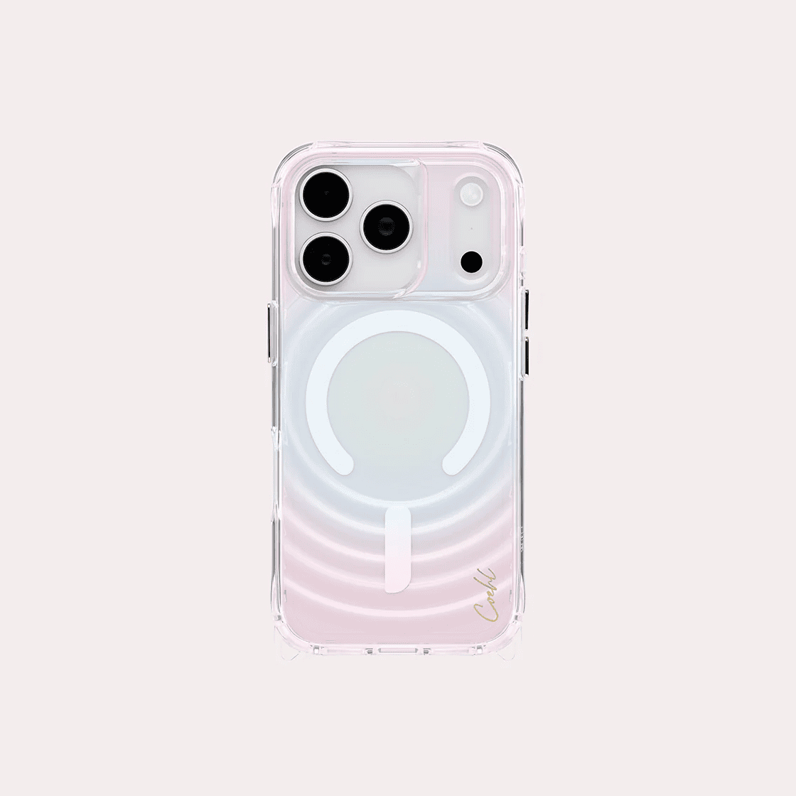 Uniq COEHL VÉLA iPhone 17 Pro MagClick Magnetic Charging Compatible Iridescent