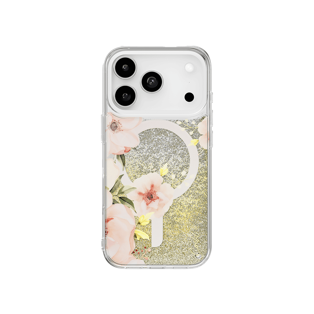 Uniq Coehl FLEURETTE iPhone 17 Pro MagClick Magnetic Charging Compatible Spring Blossom