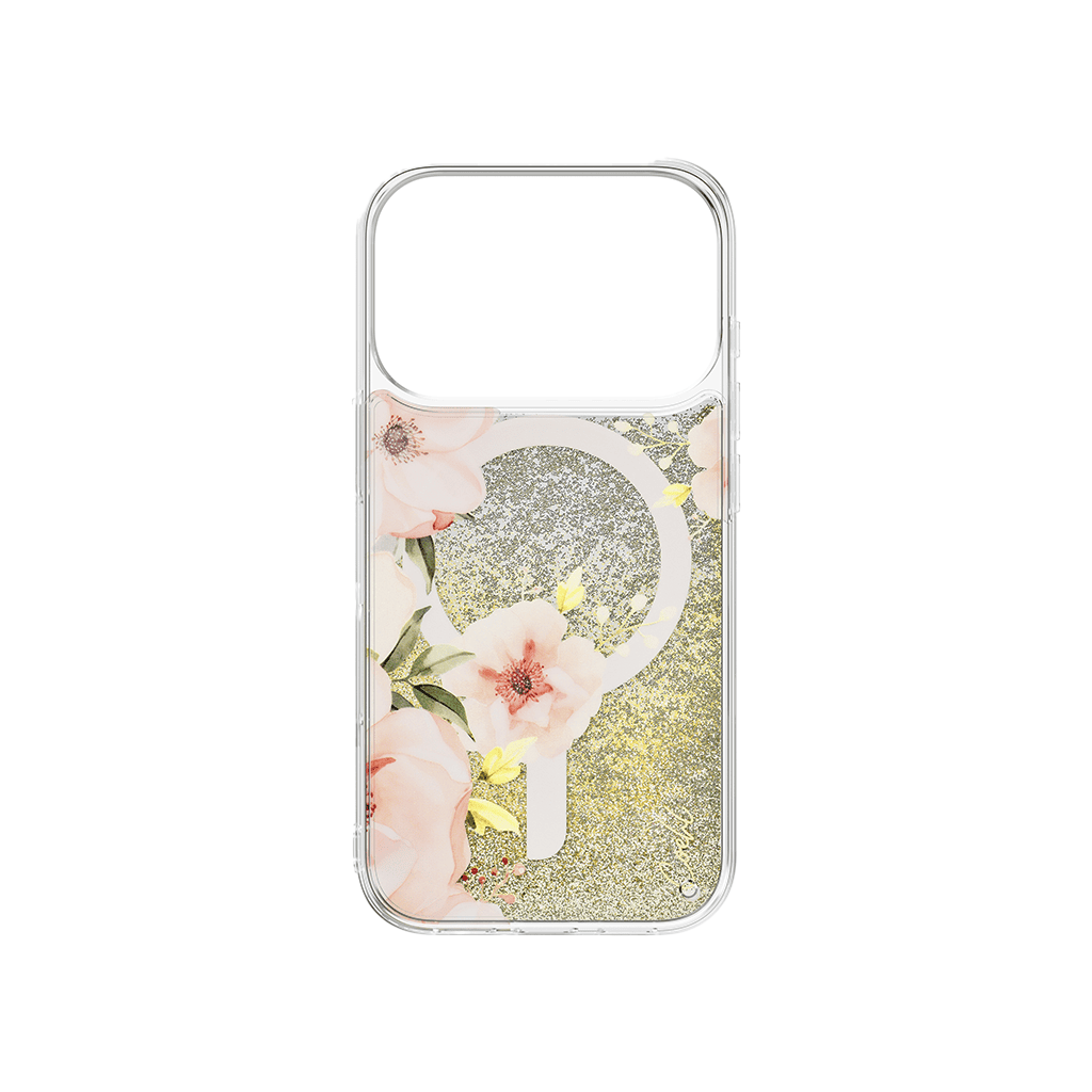 Uniq Coehl FLEURETTE iPhone 17 Pro MagClick Magnetic Charging Compatible Spring Blossom