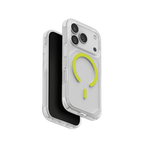 Uniq Combat Active Luminous Triple-Layered Rugged Protective Case for iPhone 17 Pro /Lume Lime