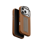 Uniq Heldro Pro FlexGrip Leatherette Case for iPhone 17 Pro Caramel