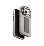 Uniq Heldro Pro FlexGrip Leatherette Case for iPhone 17 Pro Clay
