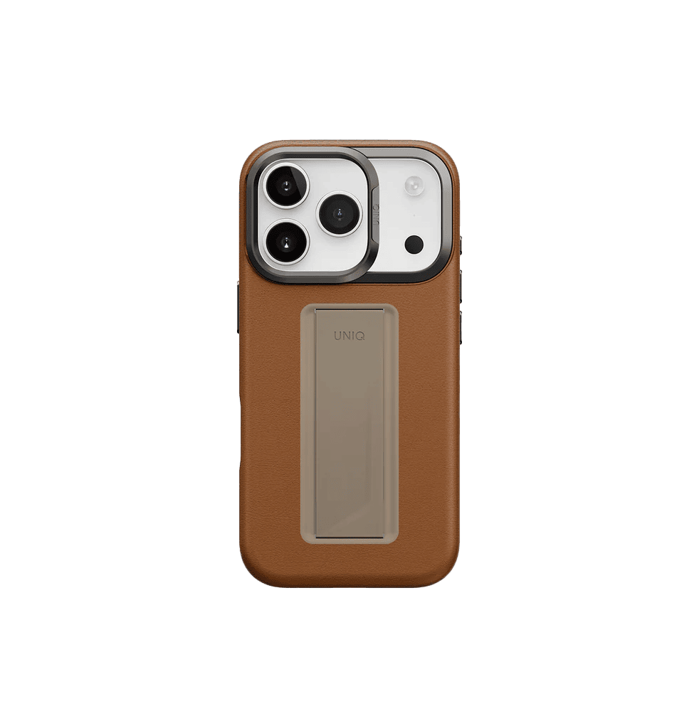 Uniq Heldro Pro FlexGrip Leatherette Case for iPhone 17 Pro Max