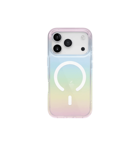 Uniq Iridescia Holographic Protective Case with MagClick Compatibility for iPhone 17 Pro Holo Quartz