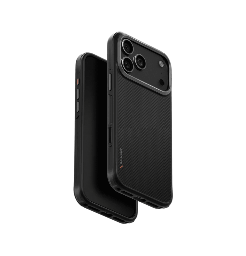 Uniq Keva Tough Aramid Protective Case for iPhone 17 Pro Max Carbon
