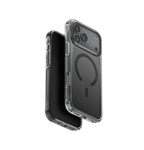 Uniq LifePro Xtreme Anti-Fingerprint Slim Hybrid Case with MagClick Compatibility for iPhone 17 Pro Max Smoke