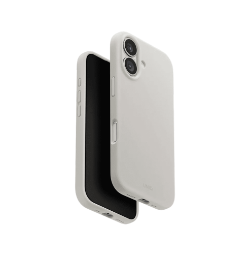 Uniq Lino Hybrid Silicone Case with MagClick Compatibility for iPhone 17 Mist