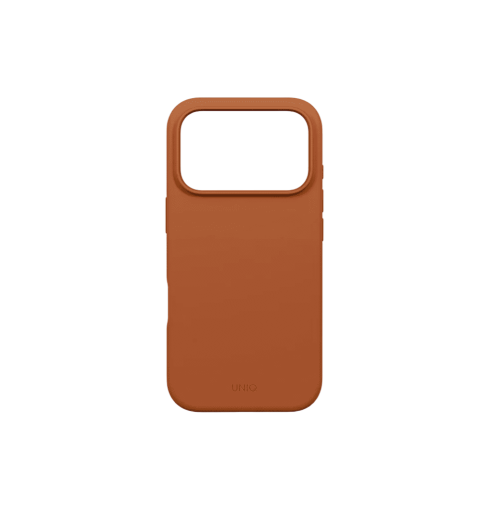 Uniq Lino Hybrid Silicone Case with MagClick Compatibility for iPhone 17 Pro Sunset
