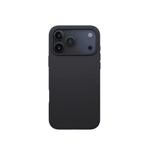 Uniq Lino Hybrid Silicone Case with MagClick Compatibility for iPhone 17 Pro Max Grey