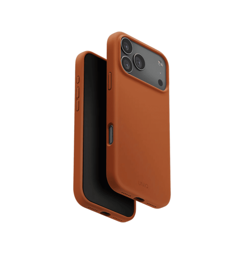 Uniq Lino Hybrid Silicone Case with MagClick Compatibility for iPhone 17 Pro Max Sunset