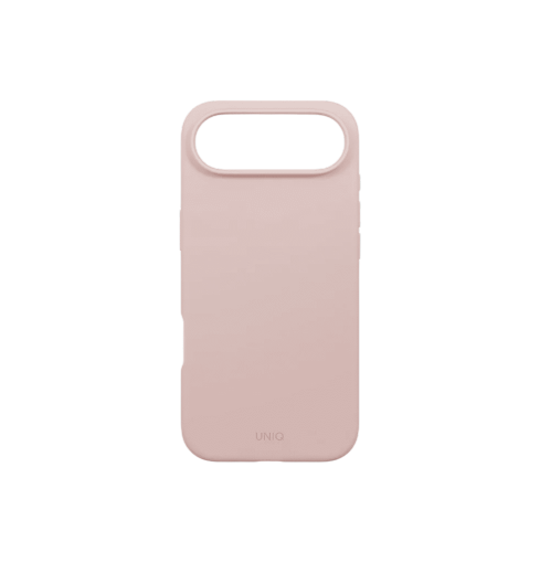 Uniq Lino Hybrid Silicone Case with MagClick Compatibility for iPhone 17 Pro Blush